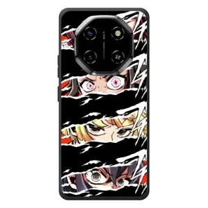 Силиконовые чехлы с глазами Anime для Блэквью Шарк 6 (Глаза на чорном)