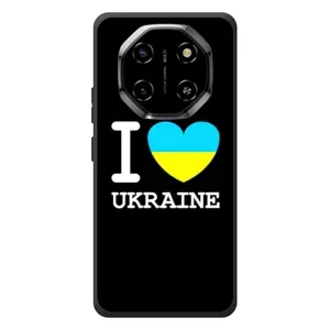 Чехол с Украинской символикой на Блэквью Шарк 6 (I Love Ukraine)