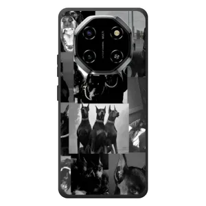 Чехол ДОБЕРМАН для Blackview Shark 6 (Коллаж Доберман)