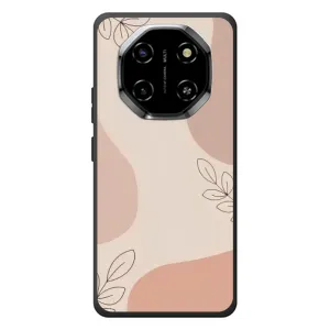Чохол квітковий дизайн для Blackview Shark 6 (Кориневий фон)