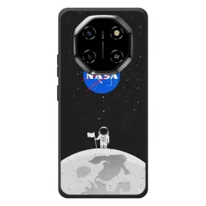 Силиконовый бампер с принтом "Наса" на Blackview Shark 6 (Космонавт NASA)