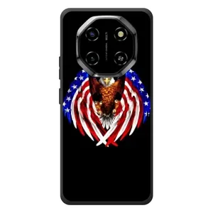 Чехол Флаг USA для Blackview Shark 6 (Крылья США)