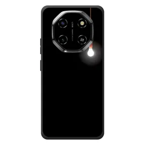 Чехол с картинками на черном фоне для Blackview Shark 6 (Лампочка)
