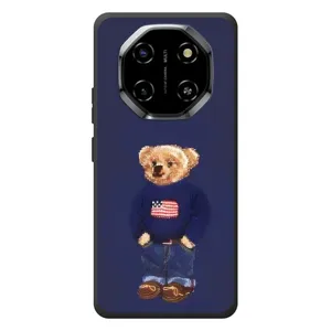 Чехлы Мишка Тедди для Блэквью Шарк 6 (Мишка USA)