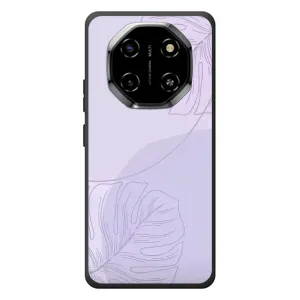 Чохол квітковий дизайн для Blackview Shark 6 (Монстера фіолетова)