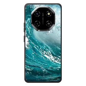 Летний Чехол на Blackview Shark 6 (Морская волна)
