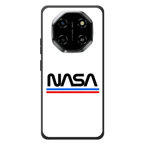 Чехол с рисунком «NASA на белом фоне» для Blackview Shark 6 Чехол с рисунком «NASA на белом фоне» для Blackview Shark 6