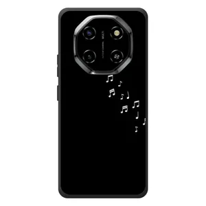 Чохол з картинками на чорному фоні для Blackview Shark 6 (Ноти)