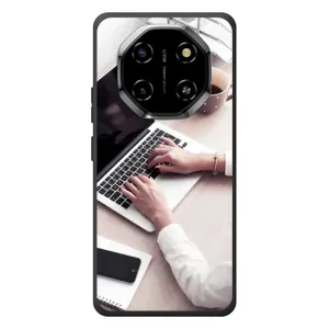 Силиконовый бампер (Работники) на Blackview Shark 6 (Офисный работник)
