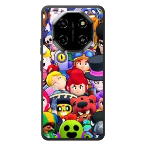 Силиконовый Чехол на Blackview Shark 6 с картинкой Brawl Stars (Персонажи)