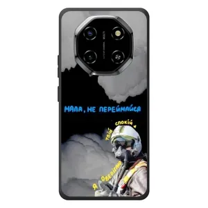 Чехол с Украинской символикой на Блэквью Шарк 6 (Призрак Киева)