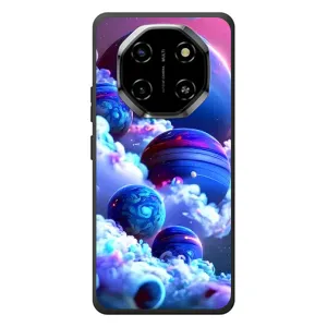 Чехлы КОСМОС для Blackview Shark 6 (Синие планеты)