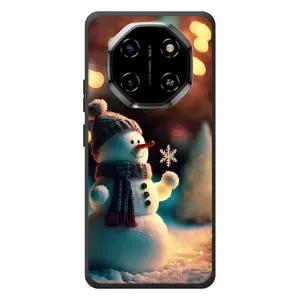 Чехлы на Новый Год Blackview Shark 6 (Снеговик праздничный)