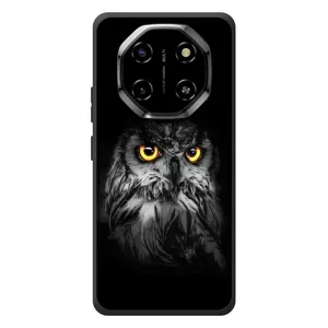 Чехлы с принтом СОВЫ для Blackview Shark 6 (Сова на чёрном)