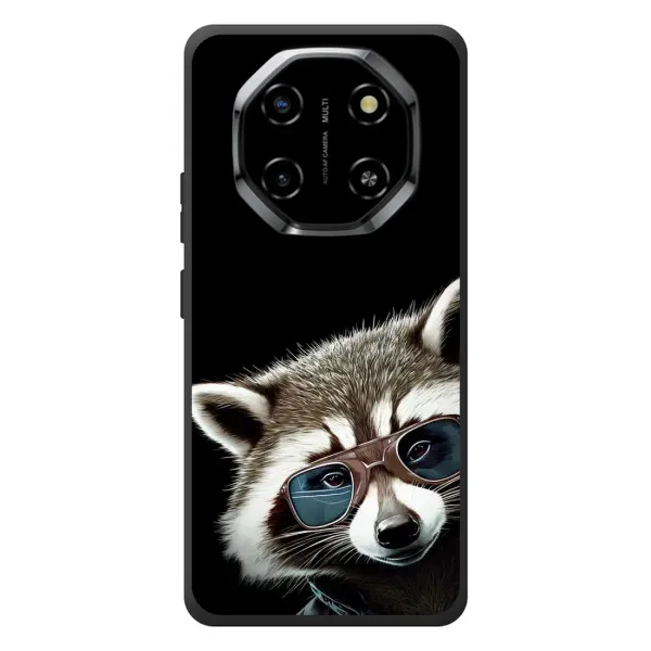 Чехол с рисунком «Стильный Енот» для Blackview Shark 6 Чехол с рисунком «Стильный Енот» для Blackview Shark 6