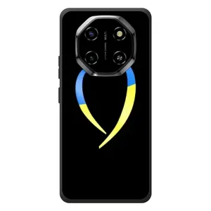 Силиконовый Чехол на Blackview Shark 6 (Я-Украина) (Украинское сердце)