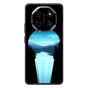 Летний Чехол на Blackview Shark 6 (Синий Водопад)
