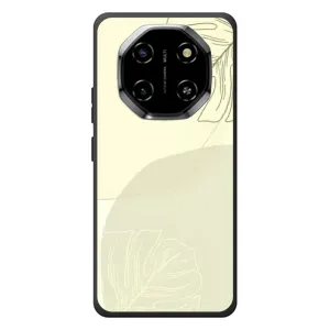 Чохол квітковий дизайн для Blackview Shark 6 (Зелений фон)