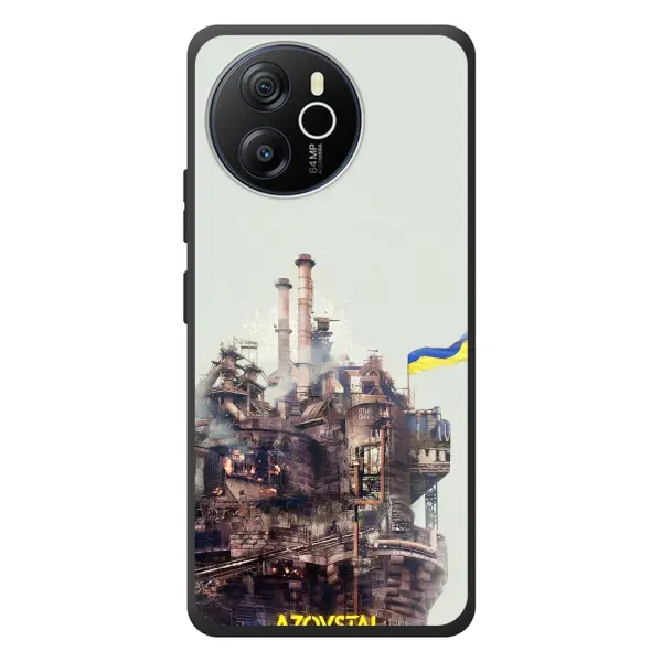 Чехол с рисунком «Азовсталь» для Blackview Shark 8 Чехол с рисунком «Азовсталь» для Blackview Shark 8