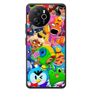 Силиконовый Чехол на Blackview Shark 8 с картинкой Brawl Stars (Brawl-Stars)