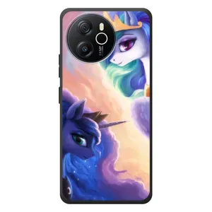 Чехол Unicorn на Blackview Shark 8 (Единорожки на тучках)