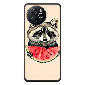 Силиконовый Чехол с Енотами на Blackview Shark 8 (Енот)