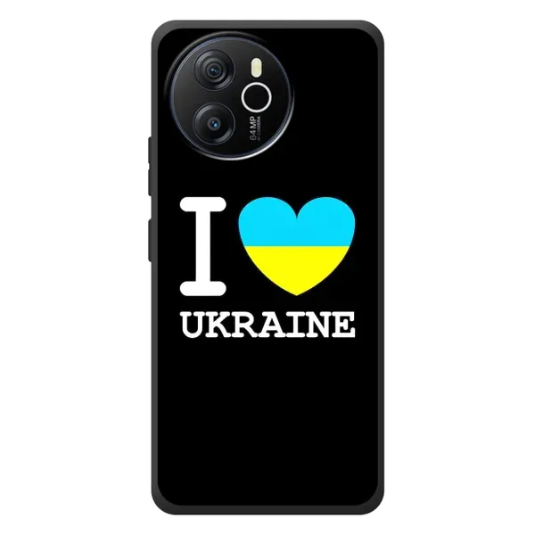 Чехол с рисунком «I Love Ukraine» для Blackview Shark 8 Чехол с рисунком «I Love Ukraine» для Blackview Shark 8