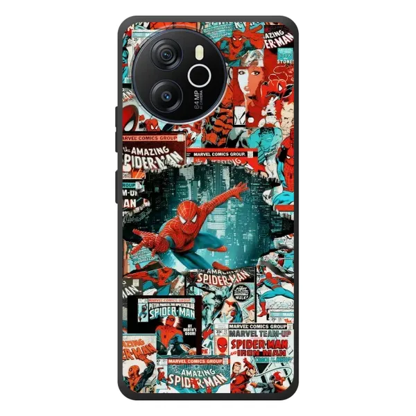 Чехол с рисунком «Комиксы Человек Паук» для Blackview Shark 8 Чехол с рисунком «Комиксы Человек Паук» для Blackview Shark 8
