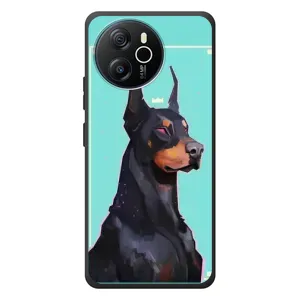 Чехол ДОБЕРМАН для Blackview Shark 8 (Король доберман)