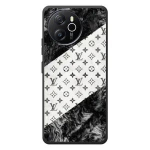 Чехол Стиль Louis Vuitton на Blackview Shark 8 (LV на белом)