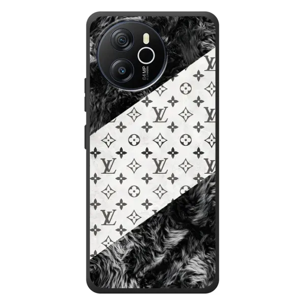 Чехол с рисунком «LV на белом» для Blackview Shark 8 Чехол с рисунком «LV на белом» для Blackview Shark 8