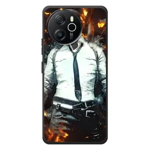 Силиконовый чехол с картинкой "Герой Pubg" на Blackview Shark 8 (Man Пубг)