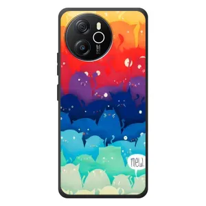 Силиконовый чехол с котиком для Blackview Shark 8 (Mew)