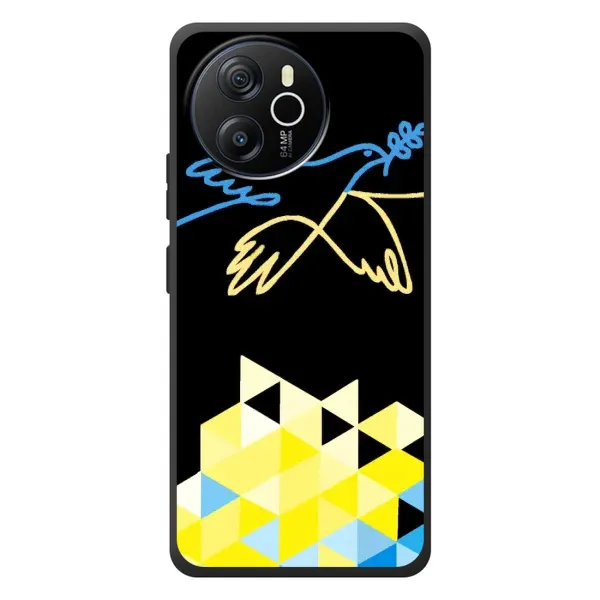 Чехол с рисунком «Мир для Украины» для Blackview Shark 8 Чехол с рисунком «Мир для Украины» для Blackview Shark 8