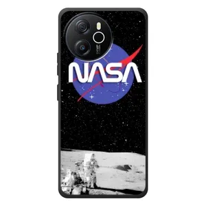 Силиконовый бампер с принтом "Наса" на Blackview Shark 8 (Nasa на луне)