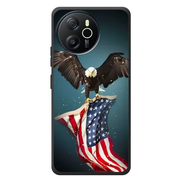 Чехол с рисунком «Орел и флаг» для Blackview Shark 8 Чехол с рисунком «Орел и флаг» для Blackview Shark 8
