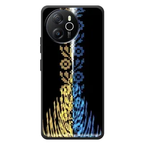Силиконовый Чехол на Blackview Shark 8 (Патриотическая вышиванка)