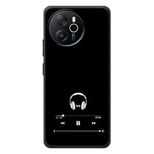 Чехол с картинками на черном фоне для Blackview Shark 8 (Плеер)