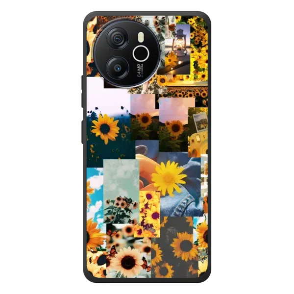 Чехол с рисунком «Подсолнуховый дизайн» для Blackview Shark 8 Чехол с рисунком «Подсолнуховый дизайн» для Blackview Shark 8