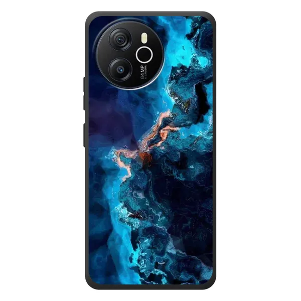 Чехол с рисунком «Синий мрамор» для Blackview Shark 8 Чехол с рисунком «Синий мрамор» для Blackview Shark 8