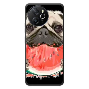 Чехол (ТПУ) Милые собачки для Blackview Shark 8 (Смешной Мопс)