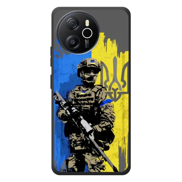 Чехол с рисунком «Солдат ЗСУ» для Blackview Shark 8 Чехол с рисунком «Солдат ЗСУ» для Blackview Shark 8