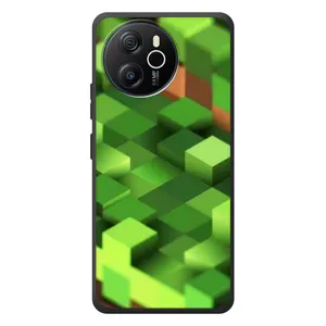 Чехлы для Blackview Shark 8 (Персонажи Майн Крафт) (Текстура)