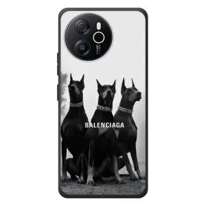 Чехол ДОБЕРМАН для Blackview Shark 8 (Три добермана)