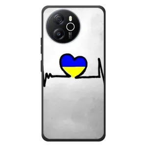 Силиконовый Чехол на Blackview Shark 8 (Я-Украина) (Украинская кардиограмма)