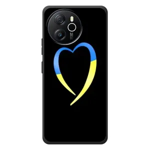 Силиконовый Чехол на Blackview Shark 8 (Я-Украина) (Украинское сердце)