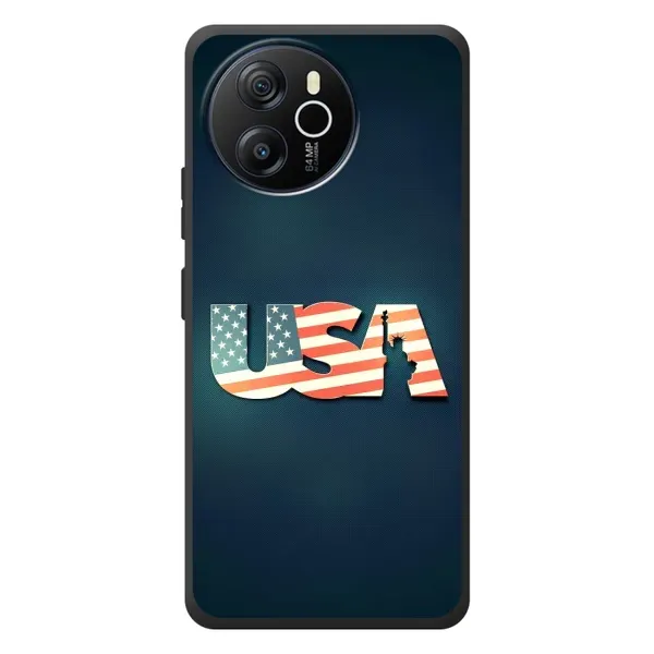 Чехол с рисунком «USA» для Blackview Shark 8 Чехол с рисунком «USA» для Blackview Shark 8