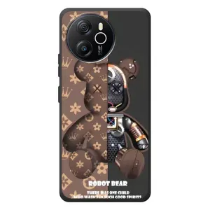 Силиконовый чехол для Blackview Shark 8 (Медмедь Луи Виттон)