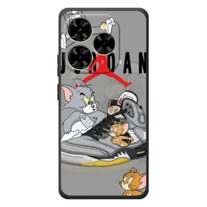 Силиконовый Чехол Nike Air Jordan на : Чёрная Змея Шарк 9 (Air Jordan)