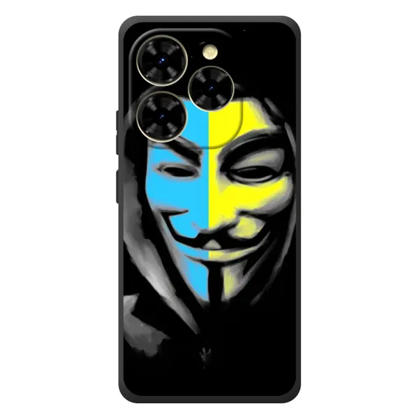 Чехол с рисунком «Анонимус патриот» для Blackview Shark 9 Чехол с рисунком «Анонимус патриот» для Blackview Shark 9